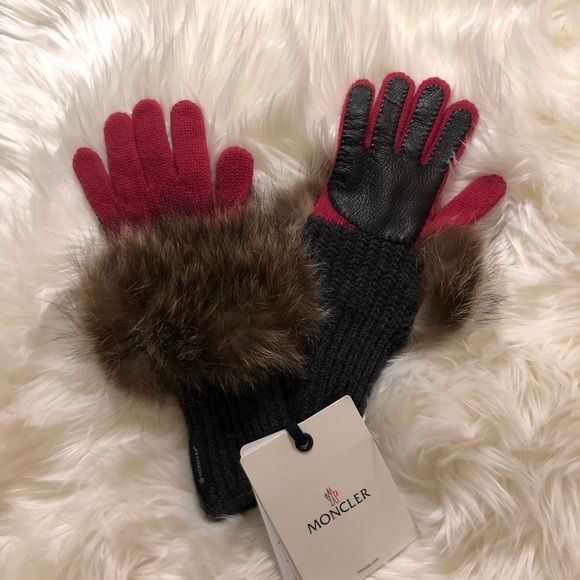 Moncler Cashmere, Wool, Leather and Marmot Fur New With Tags Size Small - Picture 1 of 8